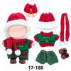 New Christmas Clothes For 17cm Labubus Mini Doll Clothes Outfit Hat Clothes for Labubu I II III Doll Accessories Party Game Toys