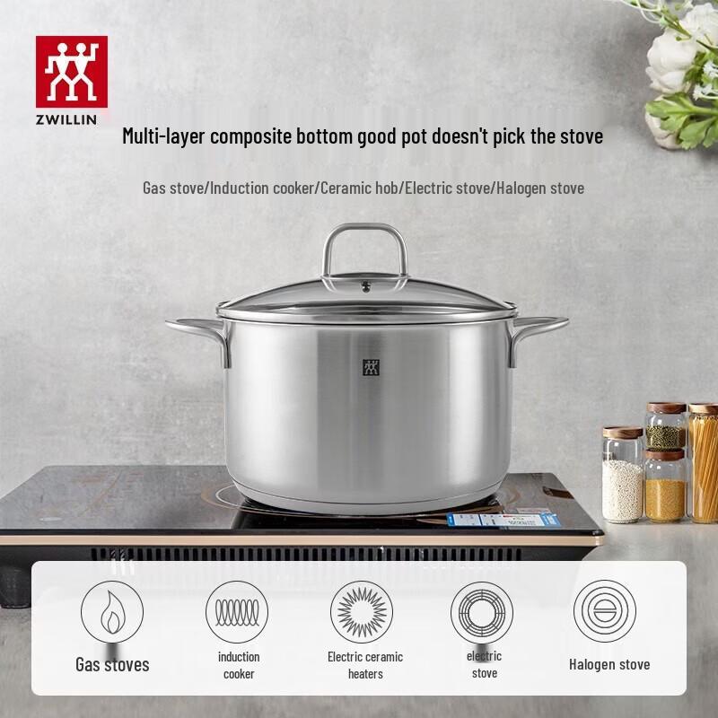 ZWILLING Stainless Steel Deep Soup Pot
