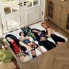Kpop Lemonade Music Floor Mat Soft Thickened Absorbent Non-Slip Bedroom Living Room Door Mat Home Decor Flannel Rugs