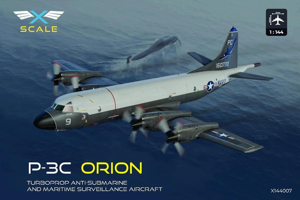 Models Orion Plastic Model XSM144007 X-Scale 1/144 P-3C (Airplane)