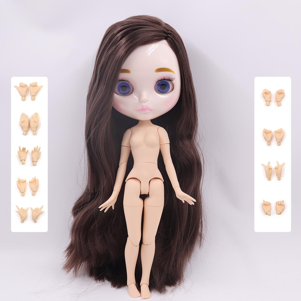 Bambola Blyth ICY DBS Corpo Articolato 1/6 30CM Giocattoli BJD Viso Naturale Lucido con Mani Extra AB Bambole Moda DIY regalo ragazza