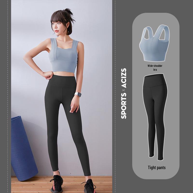 Conjunto Esportivo e de Yoga com Sutiã Esportivo Emagrecedor Costas Nuas Feminino 2025