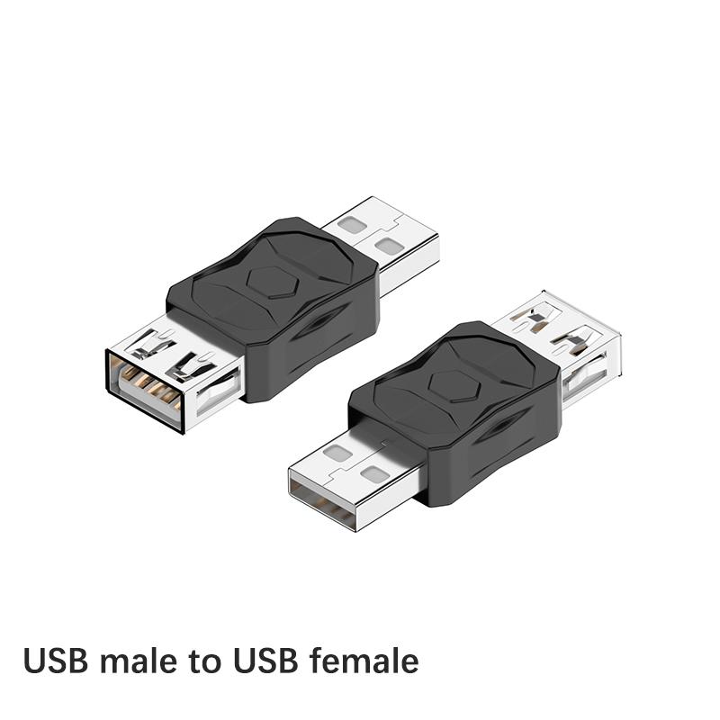 Adaptateur USB vers Micro USB Mini USB Convertisseur Bidirectionnel Supporte Charge Synchronisation de Données 480 Mbps Connecteur Adaptateur Bidirectionnel F19E