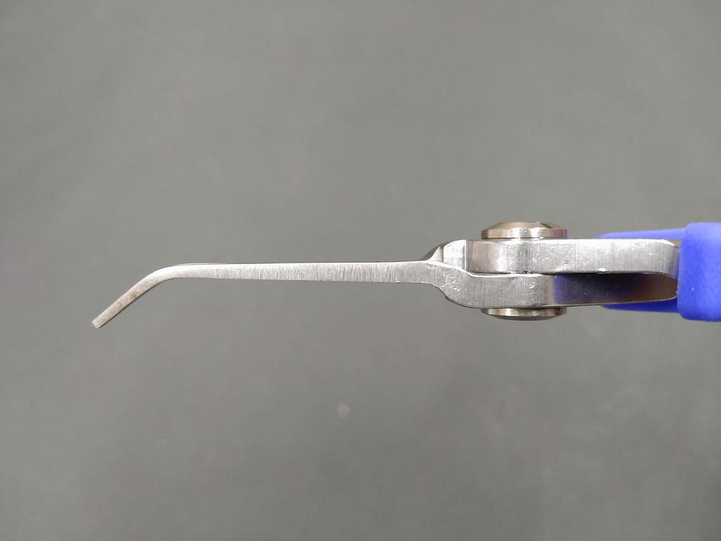 Long Stainless Steel Bent Nose 3.peaks Pliers, 165mm, LS-04