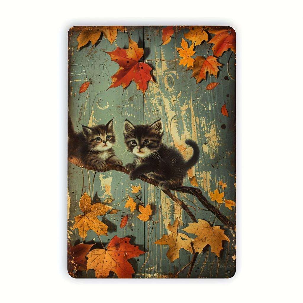 2D Classic Retro Style Iron Wall Art Sign with Durable Construction and Protective Coating Suitable for Various Interior Spaces