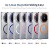 HD Transparent Magnetic Case For Huawei Mate X3 X5 X6 XT Foldable Crystal Clear Cover With Clear Tempered Glass Screen Protector