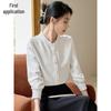 Women's New Chinese Style Pearl Stand Collar Long-Sleeve Shirt