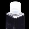 10Pcs 30/60Ml Trapezoidal Plastic Hand Sanitizer Bottles Dispenser Transparent Gel Reffillable Bottle Container With Filp Cap