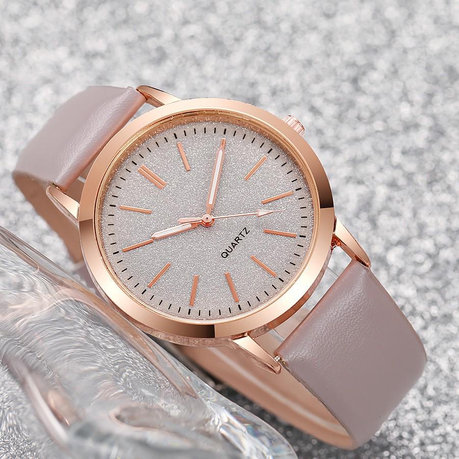 Starry Sky Fashion Quartz Ladies' Watch with Leather Strap
