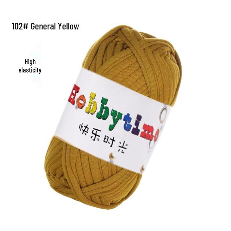 Cloth Strip Yarn DIY Crochet Kit: Handmade Bag, Knitting Material for Cushions, Carpets, and Dolls