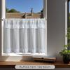 Modern Simple Solid Color Venetian Blinds Curtains Punch-Free Coffee Curtains Cabinet Blocking Curtains Short Curtains