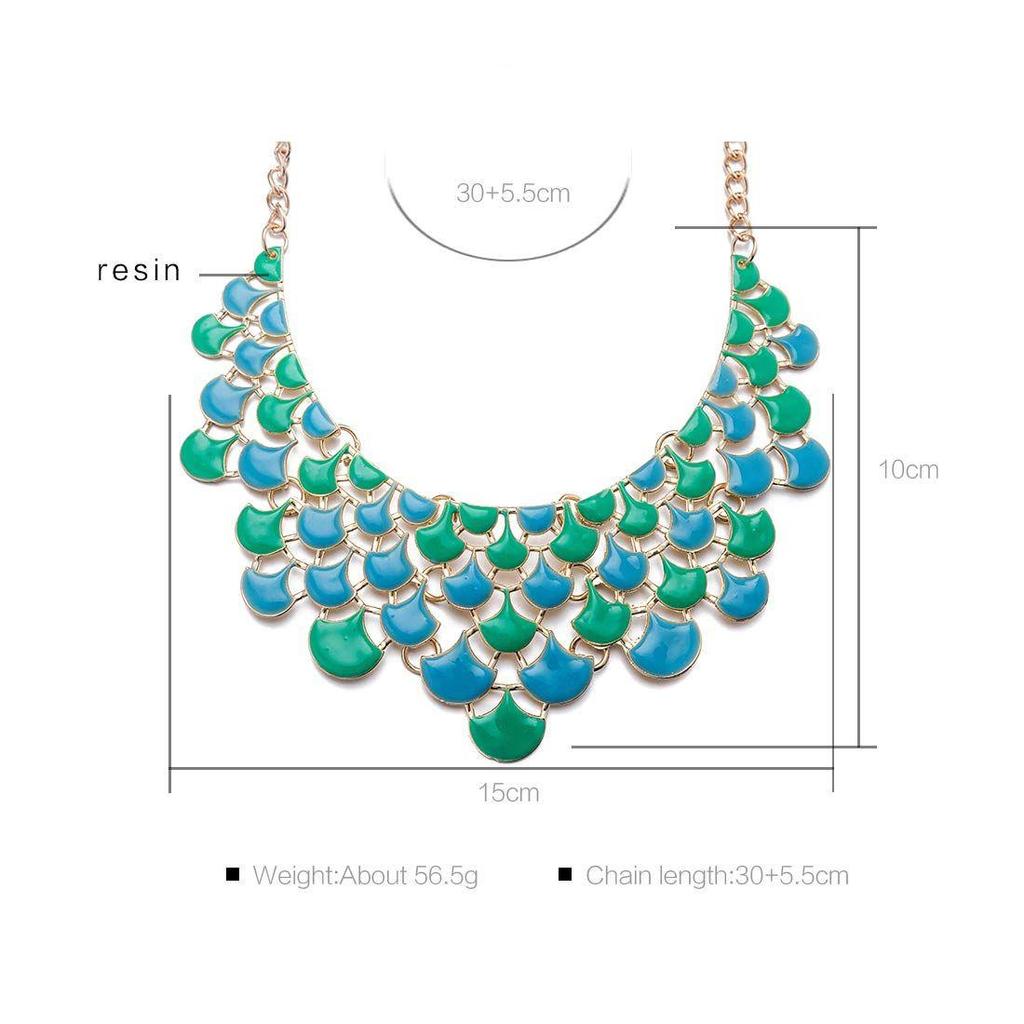 Yellow Chimes Necklace for Women and Girls Green Choker Necklace for Women Western