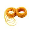Strong Stretch Yellow Cowhide Rubber Bands - Durable, Disposable, Natural