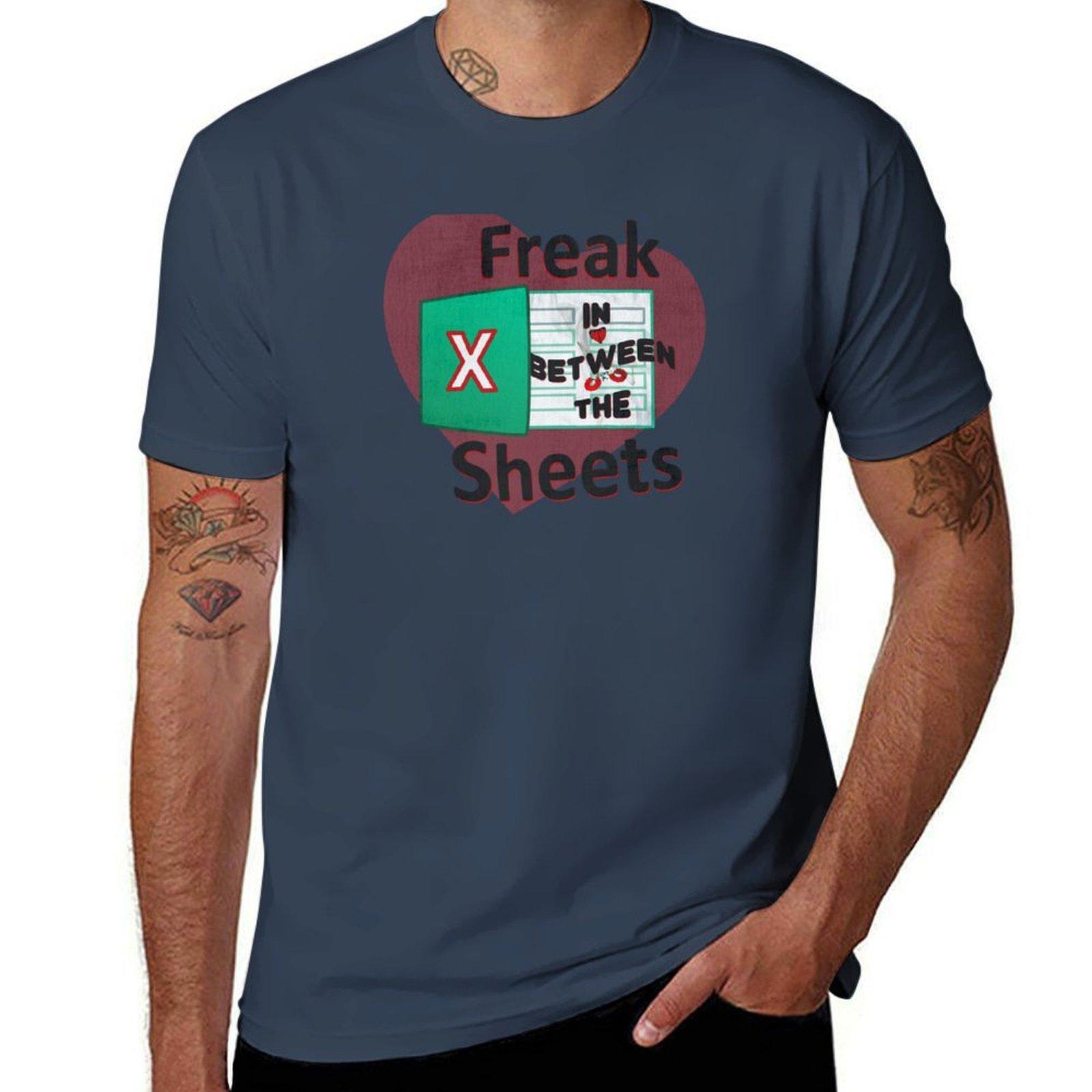 Freak In Between The Sheets Tshirt Casual Streetwear Short Sleeve Tee S