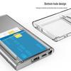 Samsung S22 Ultra Dual Card Anti-Fall Transparent Protective Case with Four-Corner Airbag