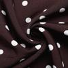 2026 Sexy Retro Polka Dot Halter Neck Dress: European & American Style, Slim Fit, Deep V-neck, Spaghetti Straps.