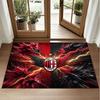 AC Milan Design Crystal Velvet Rug Soft Decorative Mat for Bedroom Entrance
