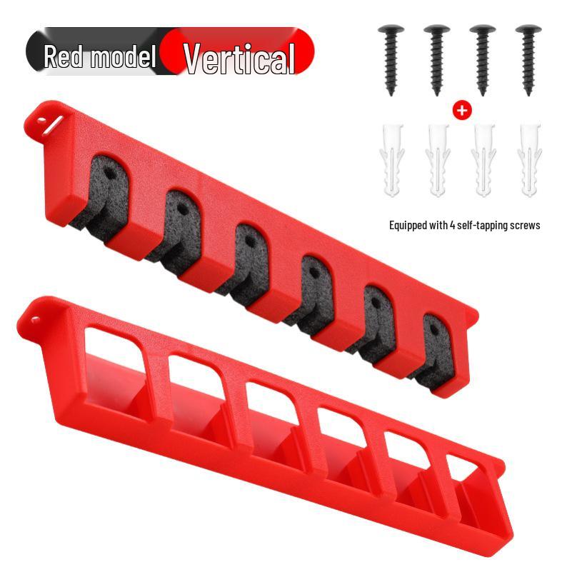 Multi-functional Wall-mounted Fishing Rod Rack - Hole-free Display and Storage