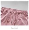 2025 Girls' Plus Velvet Cargo Pants - Elastic Ankle, Loose Fit, Autumn/Winter Comfort for Children