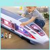 China Rejuvenation Highspeed Train Toy With Lights Music For Kids Educational Play