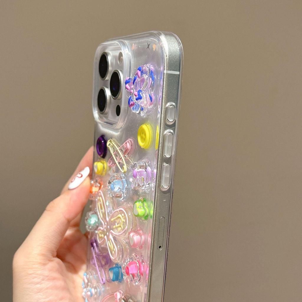 Luxury Butterfly Epoxy Case for iPhone 17 Pro Max/16 Pro