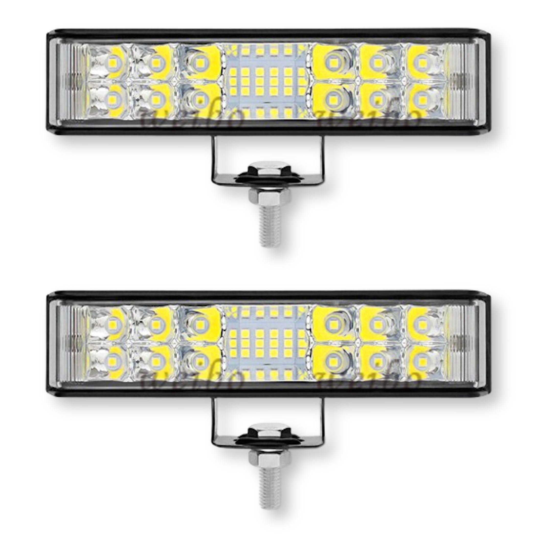 

Lezalic LED Work LED Bar Car Work Wide IP67 Waterproof and Dustproof of Light, Light, Light, 12V/24V Compatible, Angle, 36W, (Set 2, 0841)