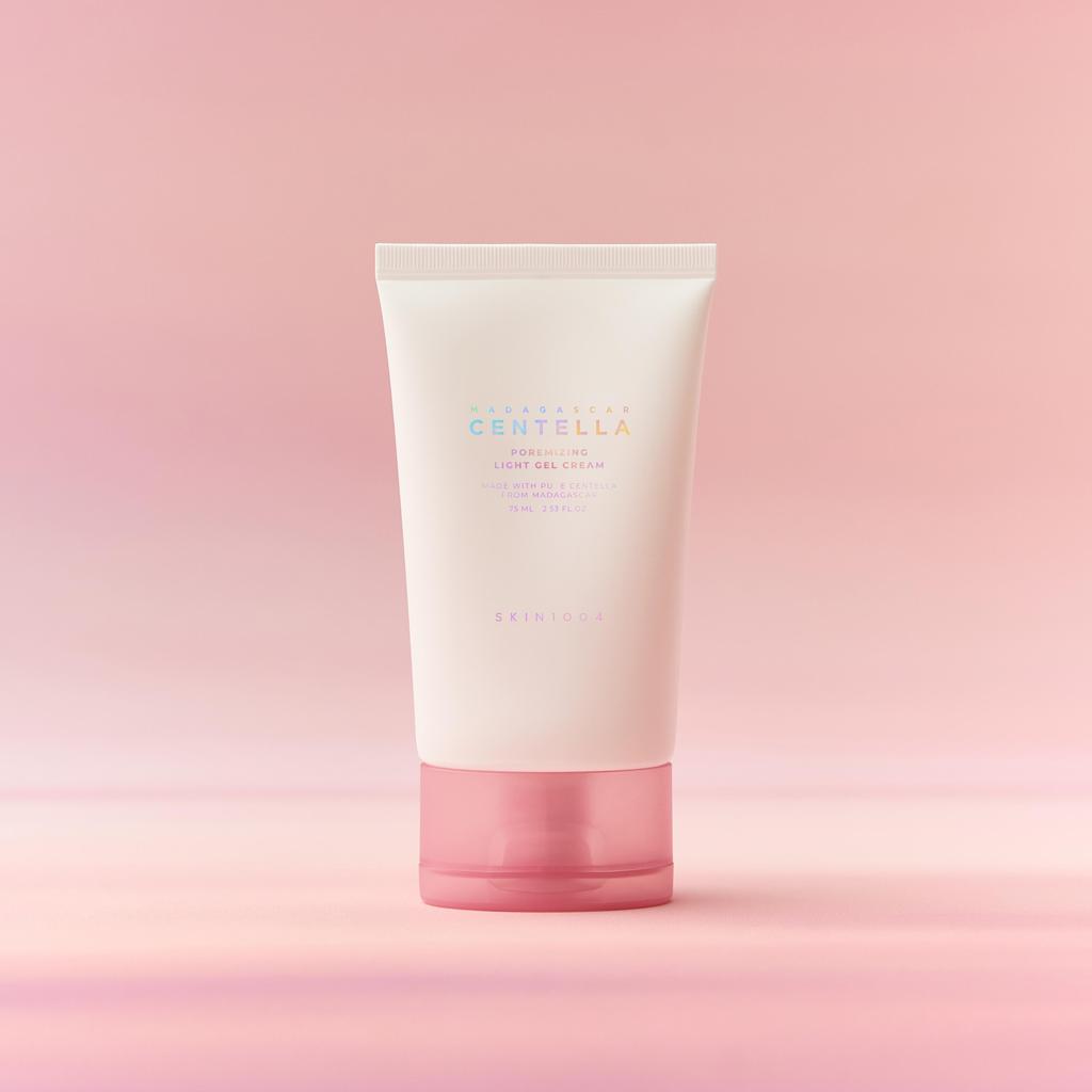 Skin1004 Zestaw 4-etapowy Madagascar Centella Poreminizing – Głębokie oczyszczanie porów i kontrola sebum z różową glinką i Centella Asiatica, koreański