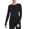 Under Armour Camiseta Deportiva de Entrenamiento con Cuello Redondo y Manga Larga para Mujer tops Negro 1371020-001