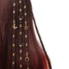 25pcs Dread Locks Dreadlocks Beads Hair Braiding Hair Braid Tubes Hollow Out Hair Ring  Decor
