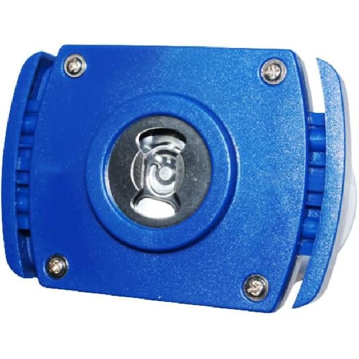 Two-in-One Blue Manual Can Opener for 8-19 Oz Beverage Cans, Bottle Opener, Household Bar Tool