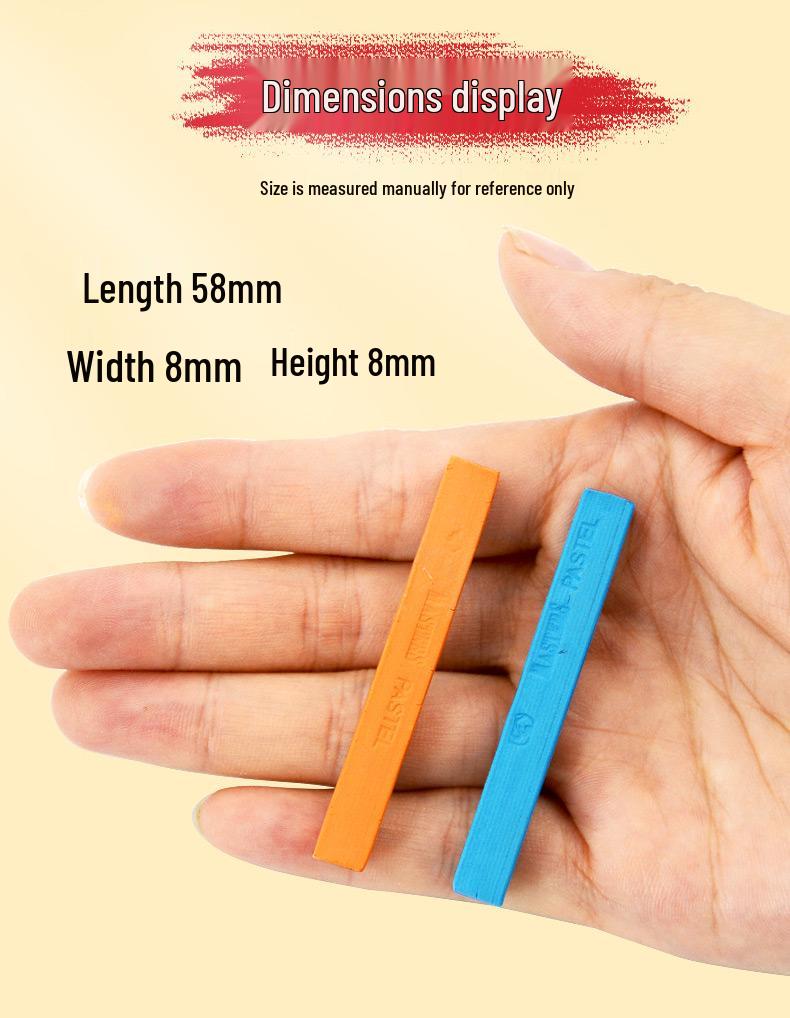 Brand Color Pastel Chalk Set – Professional Painting Sticks for Art, Blackboard & Newspaper.
