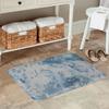 1PC Marbled Watercolor Kitchen Rug Non-Slip Door Mat Pop Design Bathroom Rug Bath Mat Carpet for Home Sink Laundry Ecoreeree