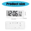 LCD Electronic Clock with Easy To Read Temperature Display Suitable for Modern Lifestyle Easily Setting Clock Decors