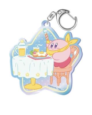 [Twinkle] Kirby of the Stars Kirby Happy Morning Star-Shaped Aurora Keychain Fun Breakfast