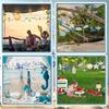 24pcs Cartoon Summer Navigation Pendant Ocean Themed Signs Ornament  Hawaiian Outdoor