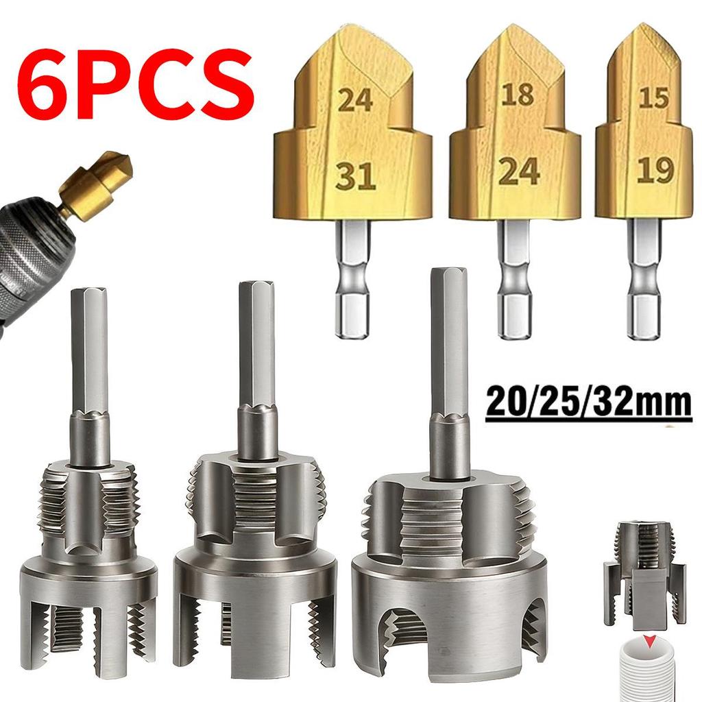 1/2 & 3/4 PPR Water Pipe Threading Tool with Internal/External Thread Tap