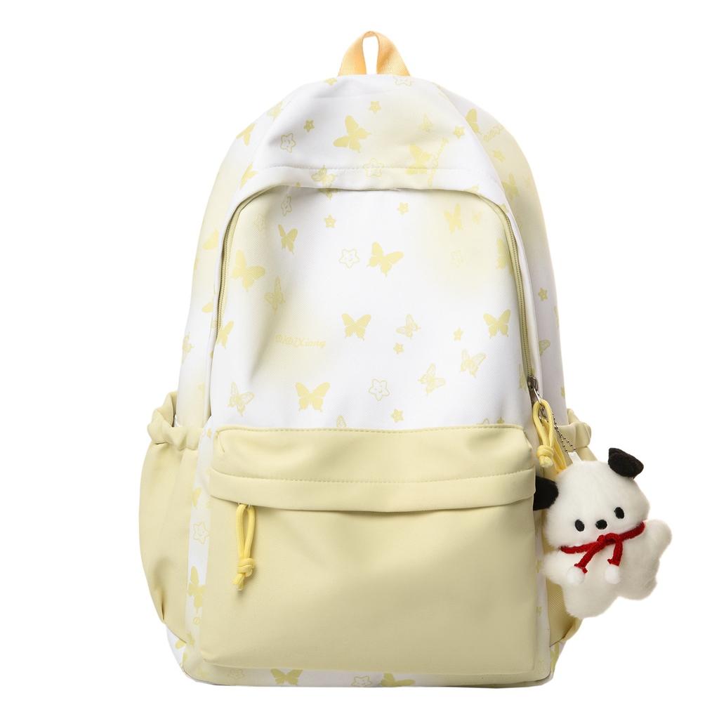 Schoolbag Large Capacity High Value Girl Student Small Fresh Schoolbag Junior High School Cute Backpack Lightweight Backpack