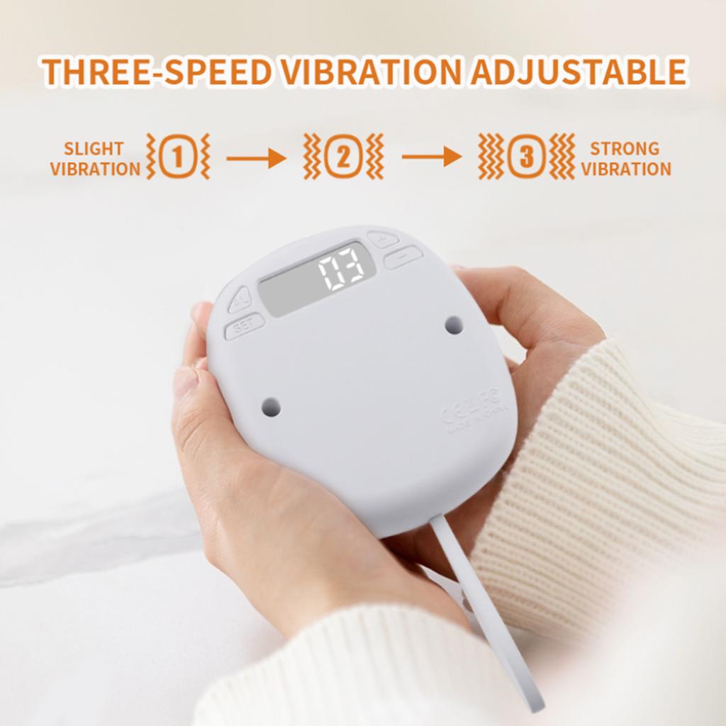 Silent Vibrating Alarm Clock 2 Vibrating Modes 24H LED Alarm Clock Multifunctional for Hearing-impaired Deaf Bedroom