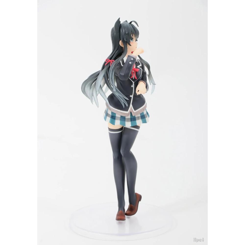 20CM Anime Yukinoshita Yukino Figure Yahari Ore no Seishun Love Comedy wa MachigatteiruZoku Nekomimi Seifuku Ver Model Toy
