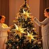 Ausgeschnittene Papierstern-Laterne Hängender Sternen-Lampenschirm Frohe Weihnachten Dekorationen für 2026 Haus Weihnachtsdekorationen Neues Jahr 2026