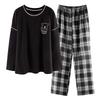 Unifizz Long Sleeve Cotton Top and Bottom and Perfect for Girls and Women's Pajamas, Set, Cute, Spring/Autumn, Lightweight, Comfortable, Soft,