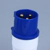 Easy Install 220V 16A 3 Pin Industrial Waterproof Plug Socket Durable Power Connector for Caravan Trailer Motorhome