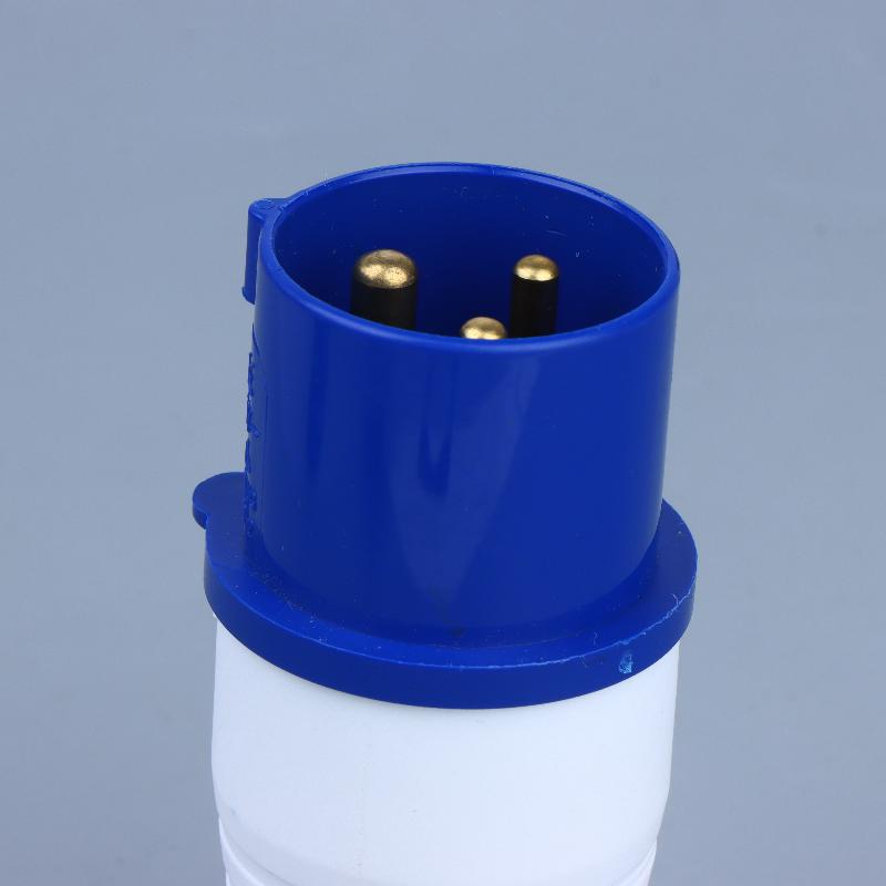 Easy Install 220V 16A 3 Pin Industrial Waterproof Plug Socket Durable Power Connector for Caravan Trailer Motorhome