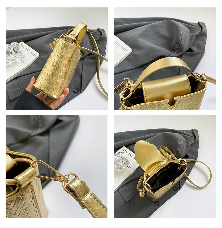 2025 Trendy Women's Square Shoulder Crossbody Bag - Stylish, Simple, and Casual Design