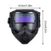 Auto Darkening Welding Helmet 3 Lighting Adjustable Soldar Hood Protector Welding Mask Breathable Welding Protector Welder
