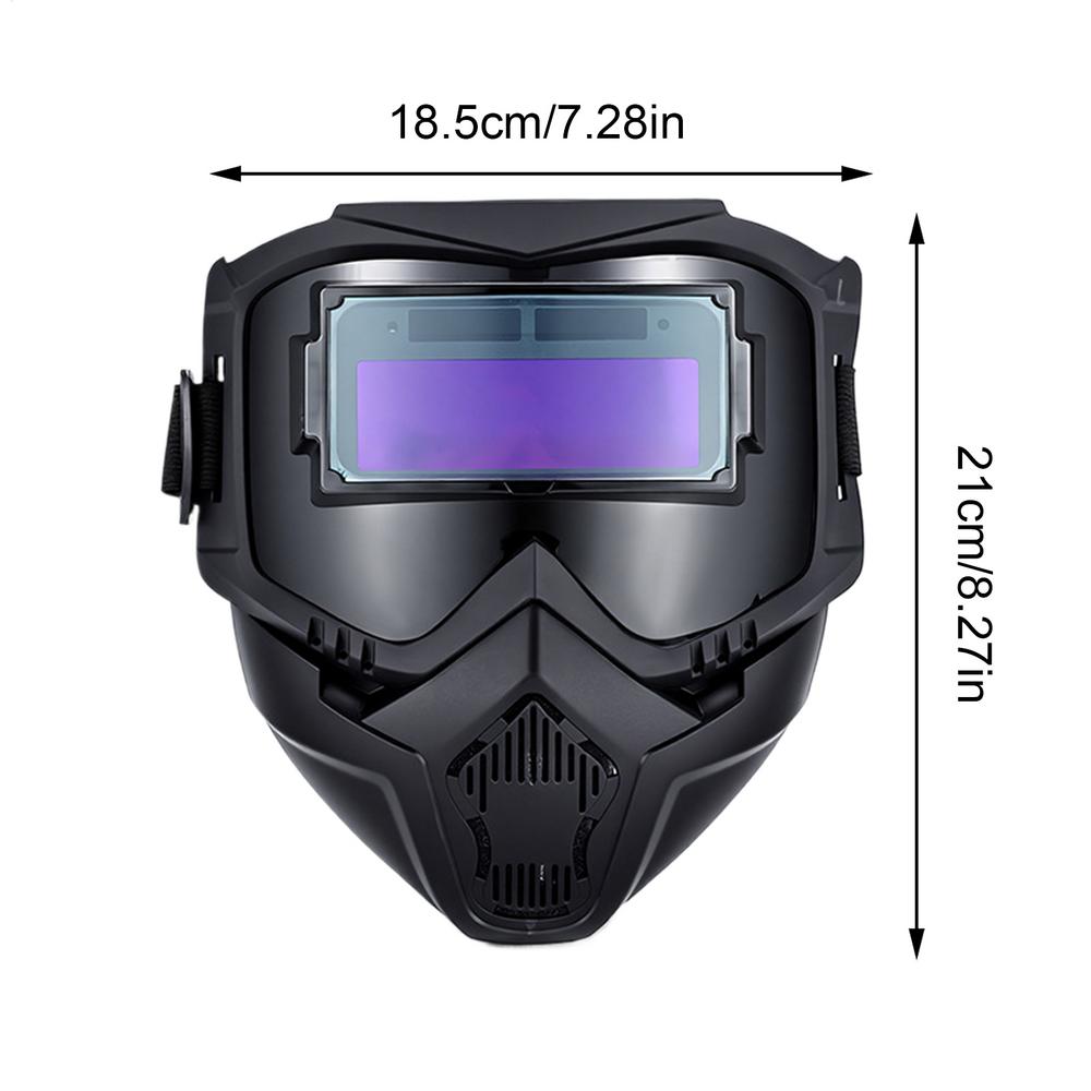 Auto Darkening Welding Helmet 3 Lighting Adjustable Soldar Hood Protector Welding Mask Breathable Welding Protector Welder