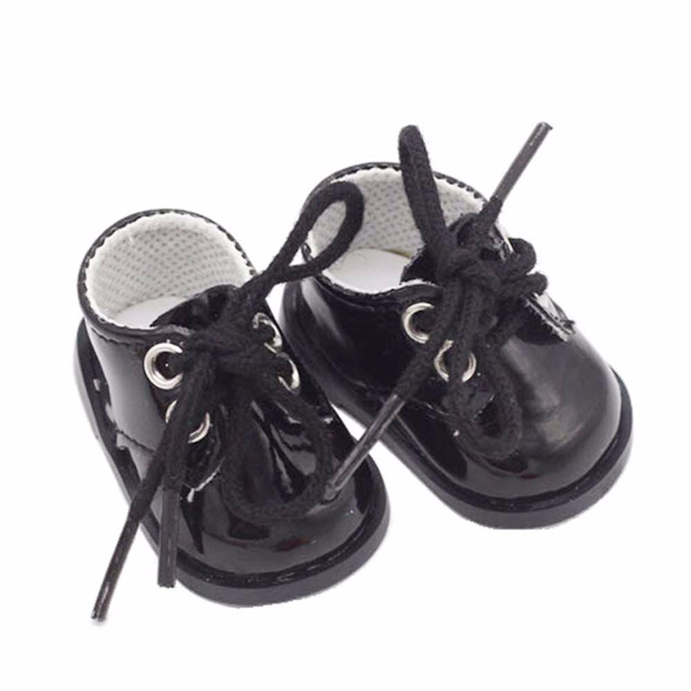 1 Pair Handmade 12 BJD Doll PU Shoes Fashion OB11 Leather Shoes Ob11 Doll Sandals  EXO Doll