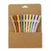 Straw Colorful Silicone Reusable Easy-to-clean Straight Straws Creative Household Children's Milk Tea Food-grade