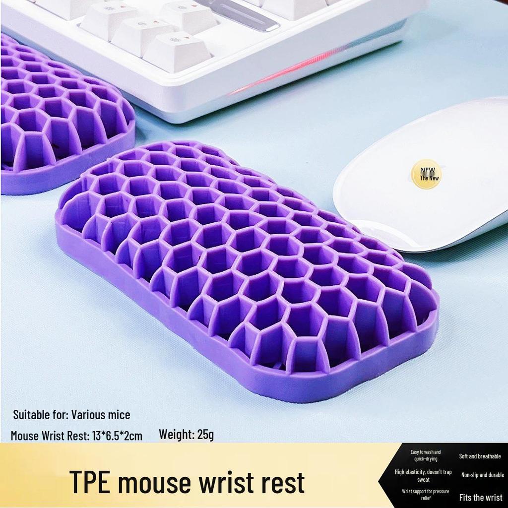 New Type Computer Keyboard & Mouse Pad with Soft, Non-Slip, Breathable Wrist Support