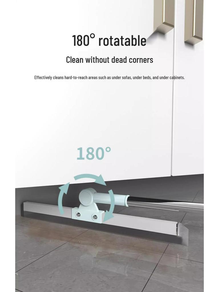 Magic Dual-Use Silicone Mop: One-Wipe Clean for Bathroom & Toilet Floors